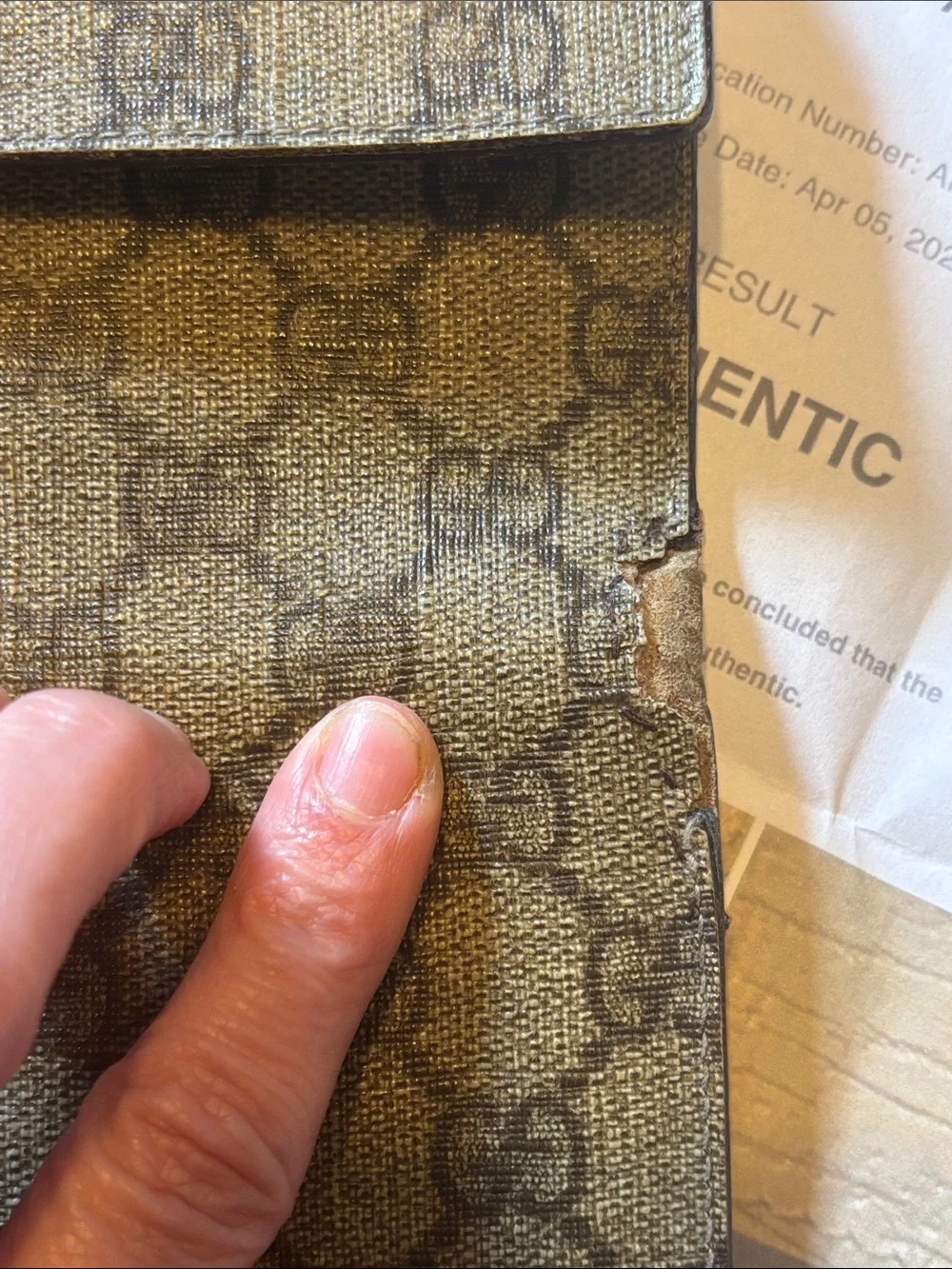 Gucci vintage limited Brown GG Supreme Continental Wallet with Gold-Tone Snap - Picture 15 of 17